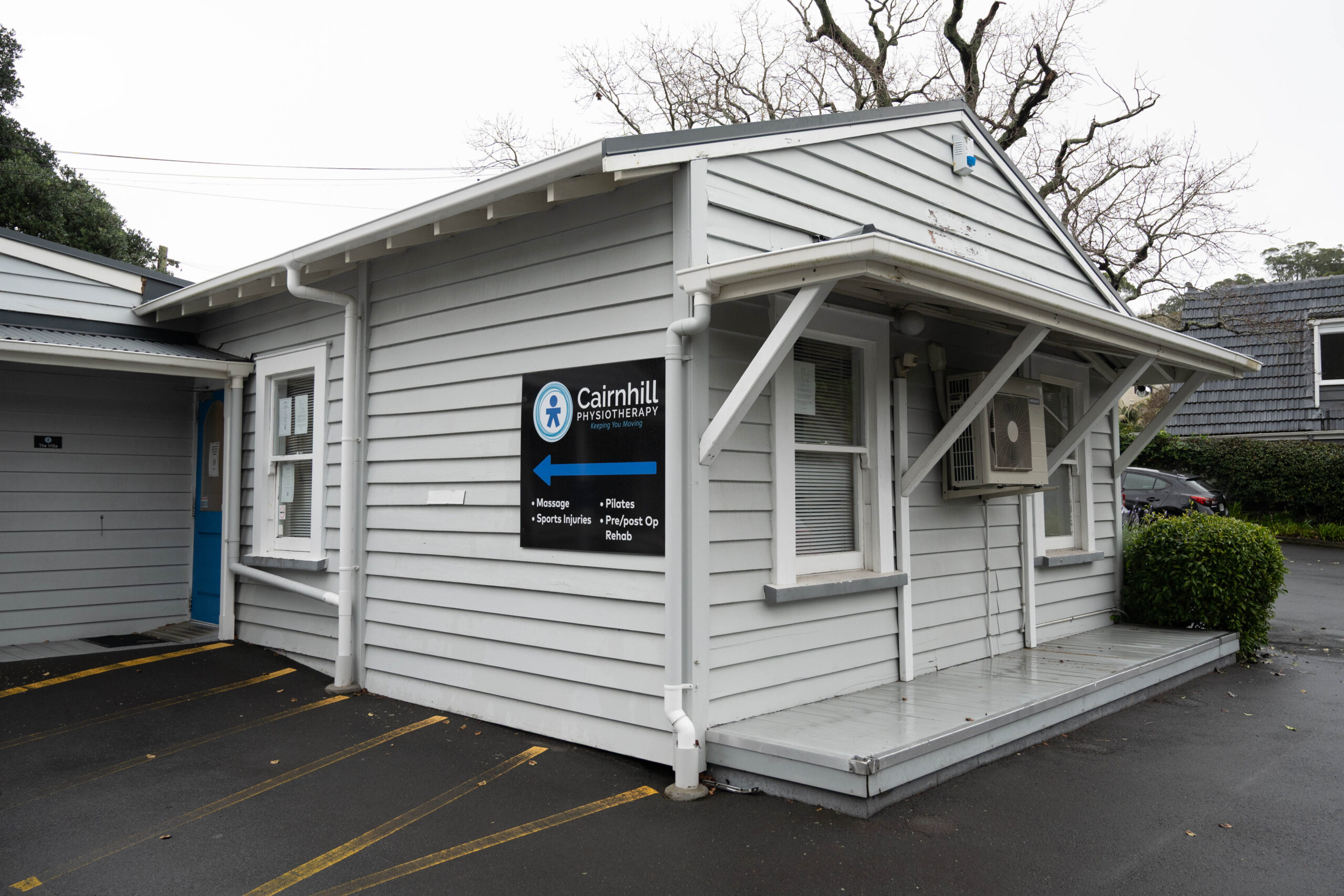 The Cairnhill Physiotherapy building at 95 Mountain Road, Epsom